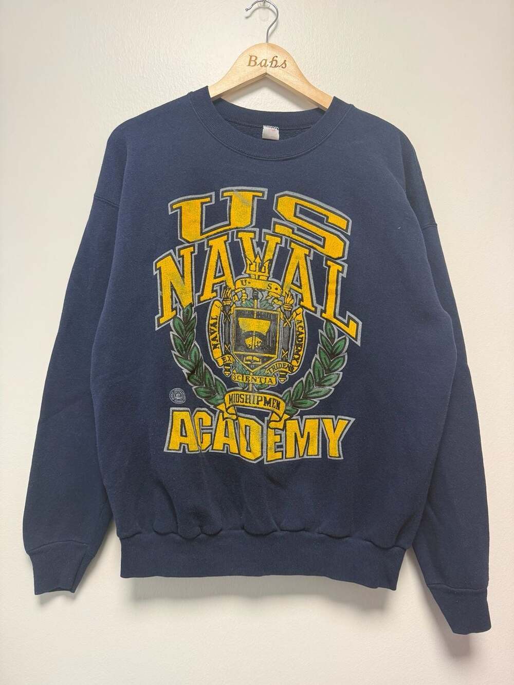 Tultex US Naval Academy Sweatshirt X-Large Blue Vintage 1988